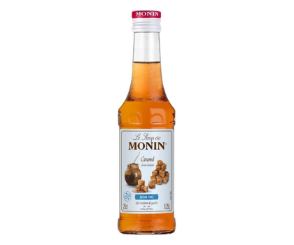 Akcesoria do ekspresów MONIN CARAMEL SUGAR FREE - syrop bezcukrowy karmelowy 0,25l